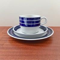 Image 1 of Gustavsberg Cordon Bleu Tea Cup Trio Set