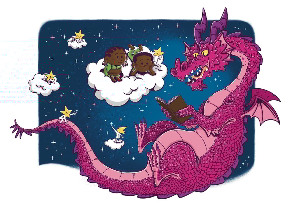 Image of Story Dragon (purple)