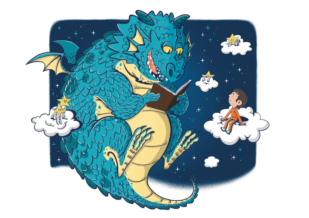 Image of Story Dragon (Blue)