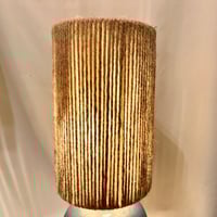 Image 10 of Lampe boule en céramique grès bleu lavande vintage 80 signé Marty Lezoux - Didier Marty