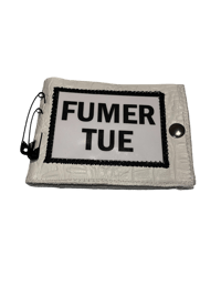 Image 1 of wallet fumer tue blanc