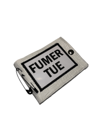 Image 2 of wallet fumer tue blanc