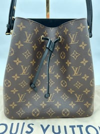 Image 2 of Louis Vuitton NéoNoé MM Monogram Black Bucket Bag