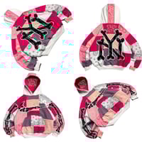 Image 2 of Pink bandana cut&paste ( M oversize )