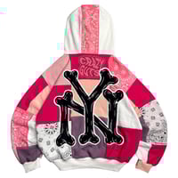 Image 4 of Pink bandana cut&paste ( M oversize )