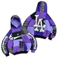 Image 1 of Purple bandana cut&paste ( M oversize )