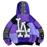 Image 4 of Purple bandana cut&paste ( M oversize )