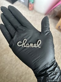 Image 1 of 1x Silver Cc letter metal charm