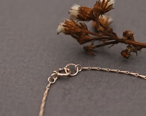 Image of 9ct gold hayseed chain bracelet