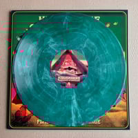 Image 4 of HIBUSHIBIRE ‘Flashback Stonehenge’ Green Marble Vinyl LP