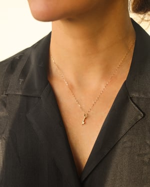 Image of *SAMPLE SALE - was £225.00* 9ct gold, Tiny key necklace
