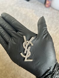 Y s l Silver large metal charm (1 LEFT TO PURCHASE)