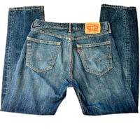 Image 3 of Mens Levi's 505 Jeans Vintage 2015 straight leg, dark wash, 100 % Cotton  SZ 31/30
