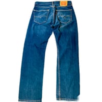 Image 4 of Mens Levi's 505 Jeans Vintage 2015 straight leg, dark wash, 100 % Cotton  SZ 31/30