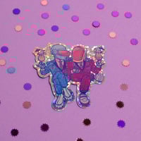 Image 4 of DP Floral Suits Sticker
