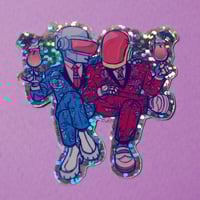 Image 2 of DP Floral Suits Sticker