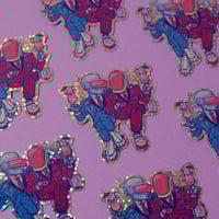 Image 1 of DP Floral Suits Sticker