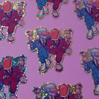 Image 3 of DP Floral Suits Sticker