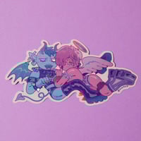 Image 3 of Angel x Devil Sticker