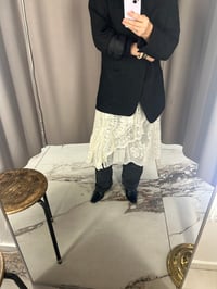 Image 6 of Vintage Lace Wrap Skirt 