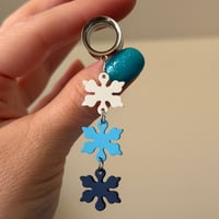 Snowflake Dangles (sizes 4g-2")