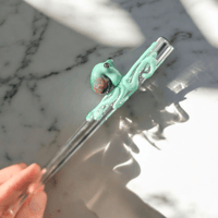 Image 1 of Octopus drinking straw, 