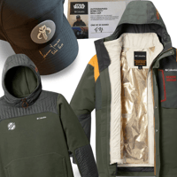 Image 1 of Boba Fett 2021 Limited Edition Set of Star Wars x Columbia gear w/ Temuera Morrison signature & COA