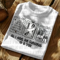 Image 2 of Lung Cancer Ribbon hoodie