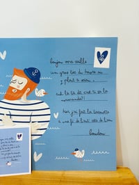 Image 4 of Affiche Barbu en marinière