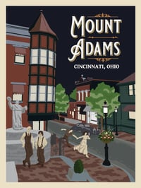 Image 1 of Mount Adams 1930s Travel Print