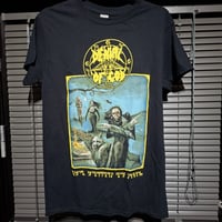 Image 1 of Denial Of God "The horrors of Satan" shirt