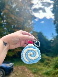 Image 1 of Cake Roll Keychain - Made to Order