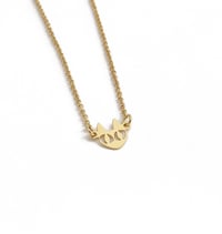 Image 1 of Collier fin mini Chat 