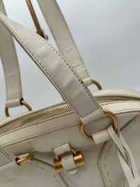 Image 8 of Yves Saint Laurent Muse White Leather Shoulder Bag