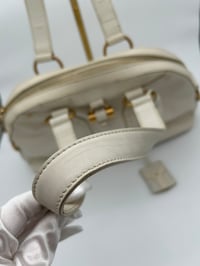 Image 9 of Yves Saint Laurent Muse White Leather Shoulder Bag