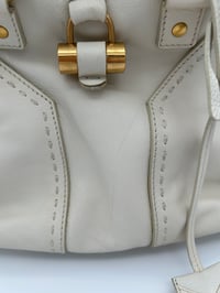 Image 5 of Yves Saint Laurent Muse White Leather Shoulder Bag
