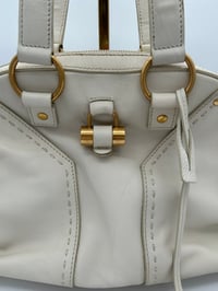 Image 2 of Yves Saint Laurent Muse White Leather Shoulder Bag