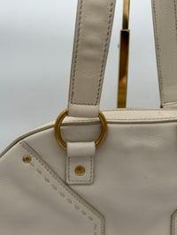Image 15 of Yves Saint Laurent Muse White Leather Shoulder Bag