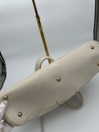Image 18 of Yves Saint Laurent Muse White Leather Shoulder Bag