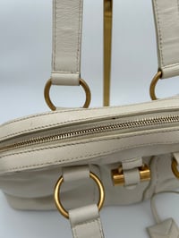 Image 3 of Yves Saint Laurent Muse White Leather Shoulder Bag