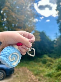 Image 2 of Cake Roll Keychain - Made to Order