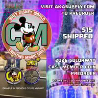 2026 Colorway WDW CM Challenge Coin - PREODER