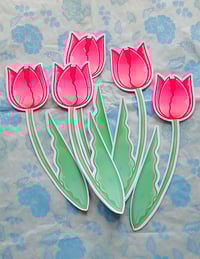 Image 1 of Sweet Tulip Bookmarks