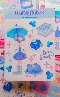 Fruitie Cuties Blueberry Sticker Sheets