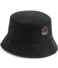 Image 4 of Bristol Clothing Bucket Hat (Black) - Choice Of Logo