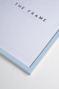 Image 1 of  Sky Blue Wood Frame