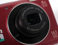 Image 8 of Canon PowerShot RED A2200 14.1MP Compact Digital Camera + new battery + charger