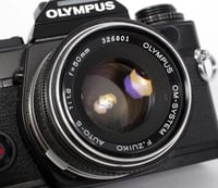 Image 9 of Share Olympus OM-4 35mm film SLR camera with 50mm F1.8 lens #1346