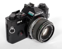 Image 2 of Share Olympus OM-4 35mm film SLR camera with 50mm F1.8 lens #1346