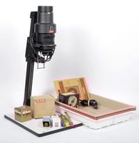 Image 1 of Omega B635 35mm+Medium format enlarger COMPLETE Kit + timer/filters/trays/lenses